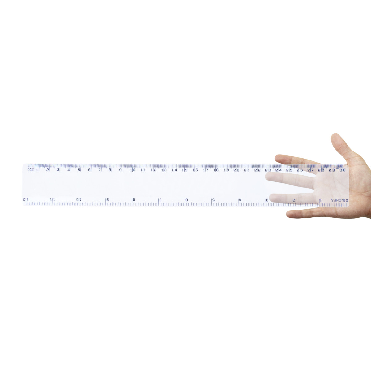 LL11 - Transparent 30cm Premium Plastic Ruler : Lowest Price in Australia