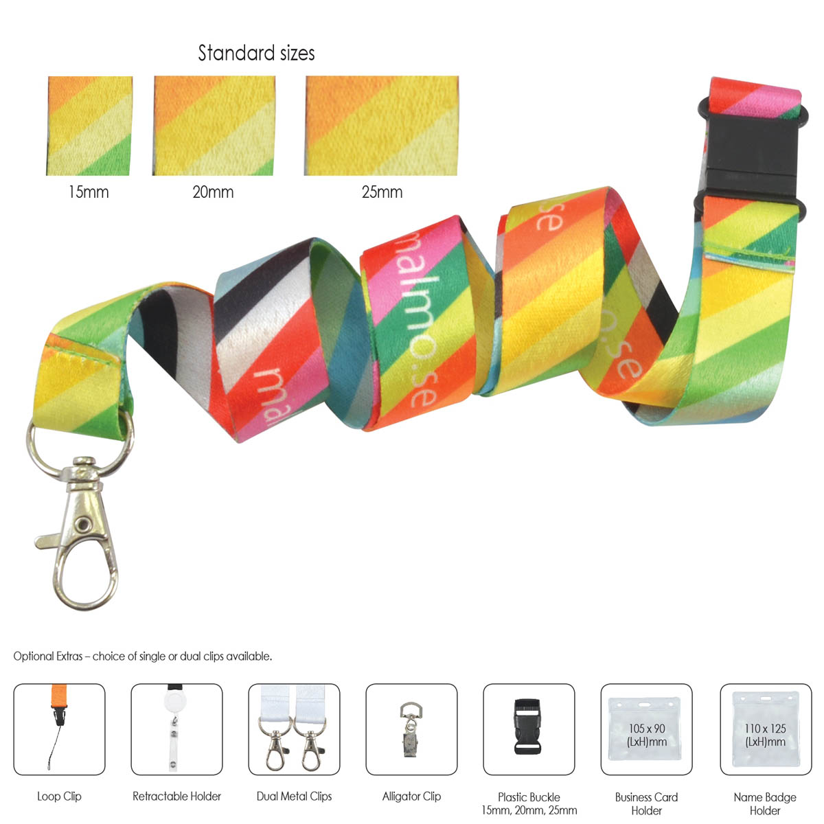 LN6310 Polyester Sublimation Lanyard Lowest Price in Australia
